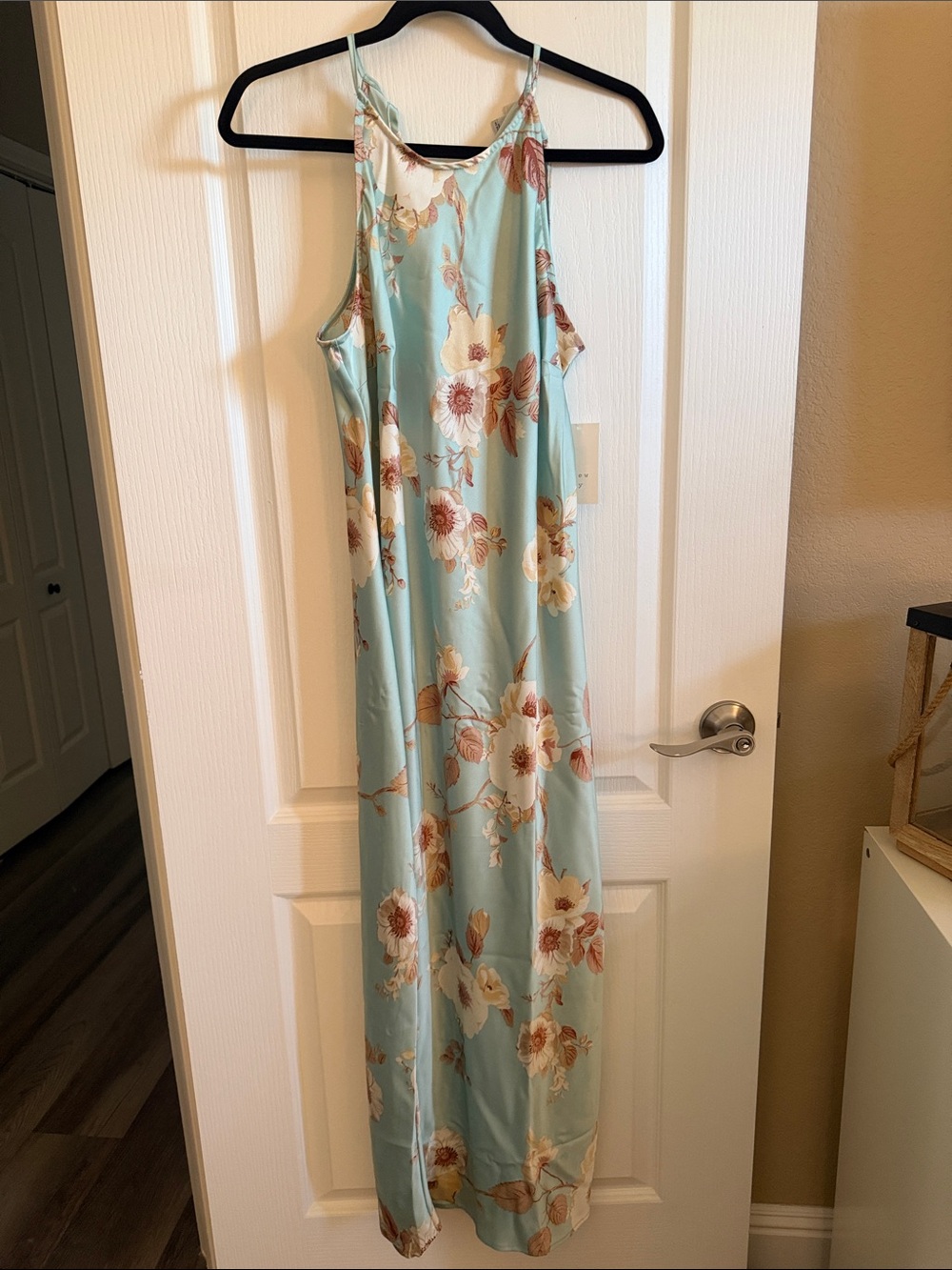 a new day Light Mint Floral Maxi Dress